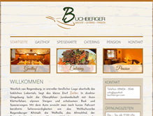 Tablet Screenshot of gasthof-buchberger.com